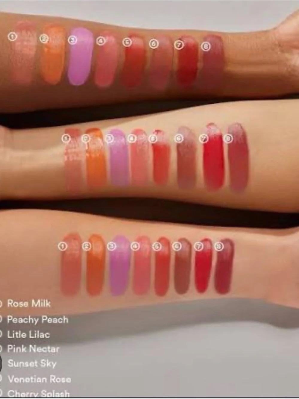 EM Cosmetics Color Drops Serum Blush Bundle (4)